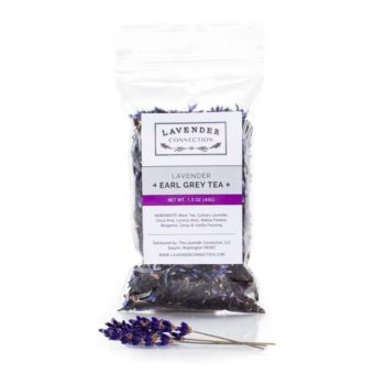 Lavender Connection Lavender Earl Grey Tea, bulk tea in bag with culinay lavender